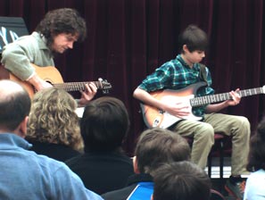 Duets and ensemble playing are important and enjoyable. A recent student recital